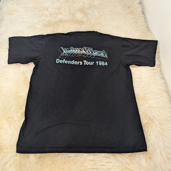 Vintage Single Stitch Judas Priest Defenders Tour 1984 T Shirt Size XL - Picture 8 of 9